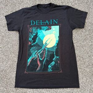 Delain Band Graphic Tultex Shirt Mens M Black Opera Metal Symphonic